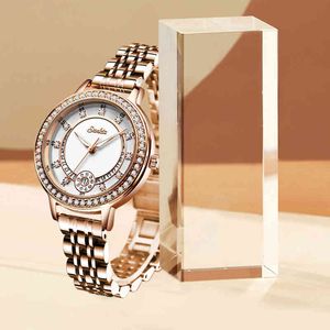 Suntka Classic Women Bracele腕時計トップ高級ブランドの腕時計用女性ドレス防水ローズゴールドレディースウォッチリロージーフェミニノ210517