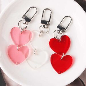 Chaveiros Coração Bonito Chaveiros Para As Mulheres Chaveiro Anéis Luxo Carro Keyring Holder Charm Saco Acessórios Presentes G1019