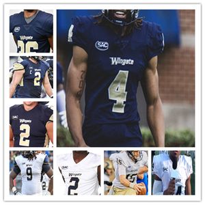 Benutzerdefiniertes 2021 Wingate University Football-Trikot ETHAN EVANS SHAW CROCKER JESIAH CARLTON JACOB SATTERFIELD ANDERSON TREVOR GRANT KAMAL DESOR KEVIN HENDERSON JR.