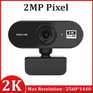 2 K Mini Cam 1080 P HD USB Kamera Bilgisayar Ile Mikrofon Kamera Laptop Online Teching Konferansı Web Kameraları Rotaed