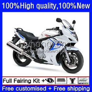 Carene Moto per SUZUKI KATANA GSXF 650 GSXF-650 GSX 650F 08-14 29No.27 Bianco lucido GSX650F 08 09 10 11 12 13 14 GSX-650F GSXF650 2008 2009 2010 2011 2012 2013 201 4 corpi