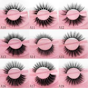 Espesso Natural Long 3D Falso Eyelashes Macio Mão Vívida Made Reusável Fake Lashes Extensões Curly Crisscross Maquiagem Acessório para os olhos Fácil de usar 10 Mdeles DHL GRÁTIS