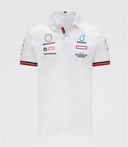 F1 T-shirt Racing Revers Polo Shirt Formule 1 Fans Short-mouwen Tops Autocultuur Sneldrogende kleding kan worden aangepast