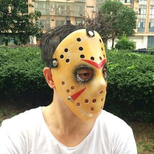 20pcs Archaistic Jason Masks Party Masquerade Face Completa Assassino Antiguidade O 13º Prop Horror Hockey Hockey Costume Cosplay Filme Máscara 20 * 25cm em vendas