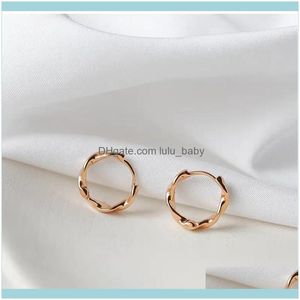 Jewelryclassic Small Round Pearl Gold Ring Earrings Punk Simple Korean Version Of Ladies Jewelry Hoop & Hie Drop Delivery 2021 Pzooz