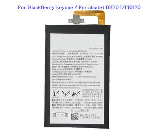 1x 3440mAh   13.24Wh BAT-63108-003 Battery For BlackBerry keyone TLP034E1 For alcatel DK70 DTEK70 Batteries
