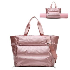 Suche mokra mata maty torba fitness siłownia torby brokat dla kobiet Sac de Sports Sporttas Gymtas Tas SportBag Bolsa Sports Q0705