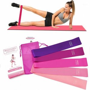 Direnç Bantları 7pcs/Set Lateks Gym Yoga Egzersiz Fitness Band Kauçuk Döngü Tüpü Ev Çekme Halat Satış