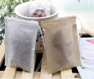 Coffee Tea Tools 60 X 80mm Wood Pulp Filter Paper Disposable Strainer Filters Bag Single Drawstring Heal No bleach Go Green RH01419