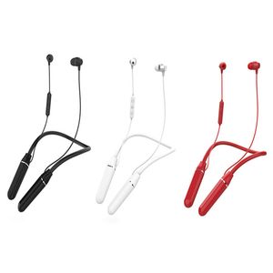 A8 hörlurar Bluetooth 5.0 Sport Trådlöst öronproppar Nackbandstyp Ultra-Long Standby 1000mAh Magnetiska sughuvuden support siri headset hörlurar för mobiltelefon