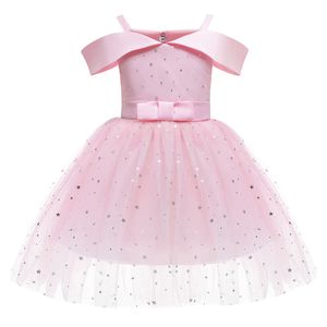 Vestido de noite de meninas de comércio exterior por atacado por temporada estilo europeu princesa asha mulher vestido de lantejoulas crianças graduação performance roupas