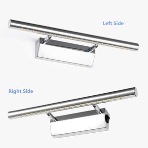 Wholesale led light for dressing table for sale - Group buy Wall Lamp W W W LED Light Stainless Steel Mirror Dressing Table Lights With Switch For Bedroom Bedside Bathroom Fixtures
