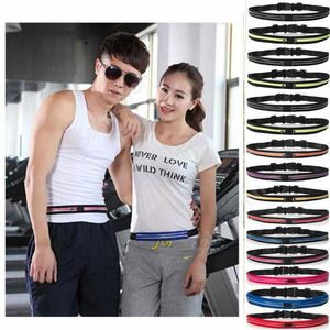 Travel Sports Fannypack Outdoor Stretch Sports Pack Men Women Portable Convenient Waist Pack Waterproof Phone Belt Bag DAS377