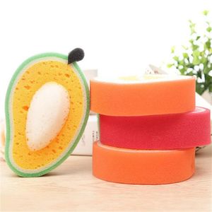 Magic Wipe Fruit Kształt Zagiężony z mikrofibry gąbkę do czyszczenia naczynia szmażu szorowania akcesoria kuchenne gf893