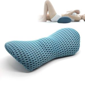 Almofada/travesseiro decorativo lombar para a cama de memória preenchimento de espuma Proteja a lombalgia da coloração da coluna vertebral da cintura da cintura