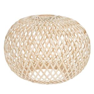 Lampa Okładki Odcienie 1 PC Prosty Styl Bambusowy Tkany Lampshade Chiński Pokrywa Akcesoria Boże Narodzenie światła Dekoracji Salon