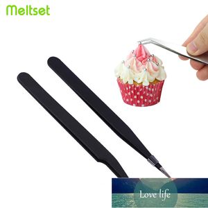 Cake Decoration Tweezer Stainless Steel Anti Static Tweezers Clip for Icing Sugarcraft Cake Decorating Baking Tools for Cakes Factory price expert design Quality