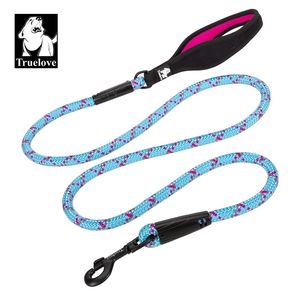 Truelove Pet Leash Hands Gratis Lyx Taktisk Justerbar Heavy Duty Neoprenene Polded Handle Training Walking Dog Rope TLL2572 211022