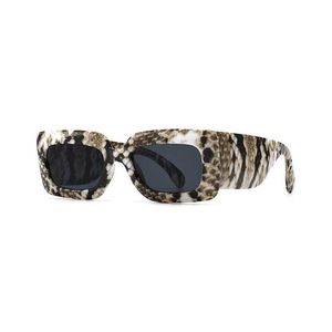 Designer Ray Sonnenbrille Luxusmarke für Frauen Stilvolle Quadratische Schlange Haut Design Mode Brille Damen