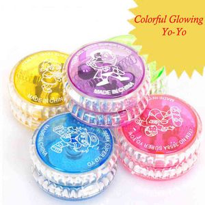 New Baby Kids YoYo Classic Toy Trick YO Light Up Clutch Mechanism Toy Speed Ball LED Flashing Toys Gift G1125