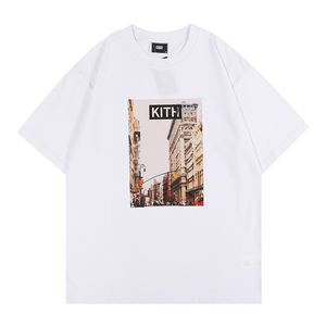 Kith Tom och Jerry T-shirt Designer Men toppar kvinnor avslappnade ärmar Sesame street tee vintage modekläder tees outwear tee topp över stora man shorts w4