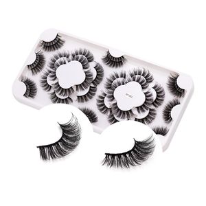 18 Pairs Faux Mink Lashes Thick Natural False Eyelashes Mixed Styles Fake Eyelash Eye Makeup Extension Tools J061