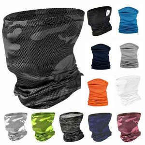 Sport Radfahren Wandern Schals Sommer Outdoor Kühlung Hals Halbe Gesichtsabdeckung Schild Winddicht Staubdicht Atmungsaktive Bandanas Stirnband Y1229