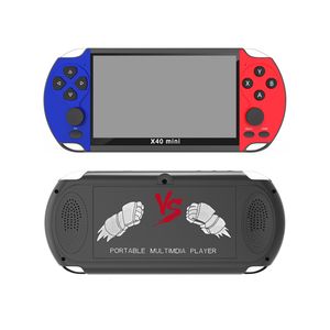 X40 Mini Videospelare 6,5 tums Dubbel Rocker Portable Handheld Games Console Music MP5 Player för GBA SFC MD Arcade Retro Classic