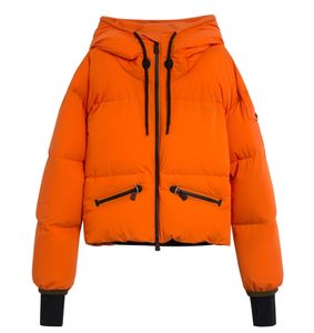 ファッションデザイナーの厚いジャケット暖かいフード付きコートパッチワークデザイナーの防風のアウトウェア