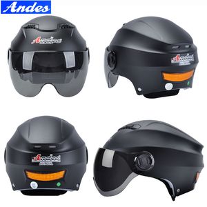 Andes rccycle longshort longhort viseira capacete homens homens mulheres scooter moto casco