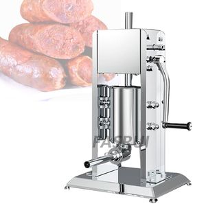 Homemade Sausages Meat Stuffer Machine Stainless Steel Manual Vertical Sausaged Filling Maker Kitchen Tool Sausage Syringe manufacturer