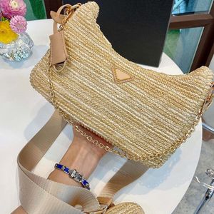 2021 Sürümü 3 in 1 Hobo çanta Tasarımcısı Çanta Lüks Omuz Zincir Çanta Sacs Femme Crossbody moda çanta PD012