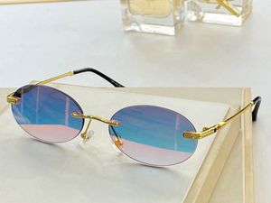 Masowe projektant Carti Cool Okulary przeciwsłoneczne Clear Cat-Eye CT1451 Retro okrągłe krawędź Super Light Business Style Marka okularów