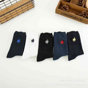 10 Pairs High Quality Fashion Socks Brand PIER POLO Casual Cotton Business Embroidery Mens Socks Manufacturer Whole