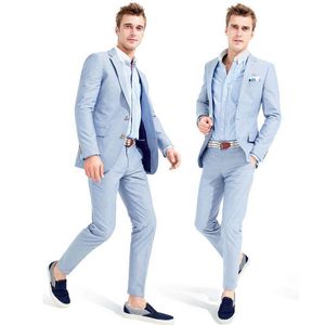 Suits & Blazers Popular Men's Slim fit party groom groom's man Official suit custom jacket + pants
