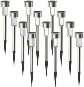 Other Home Decor Outdoor Garden Glass Stainless Steel Waterproof Yard LED Solar Lights Lamp 12pc Up And Down Wall Sconce Balcony Terrace Lig