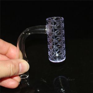 Babador Beveled Blender Terp Slurper Banger Banger Nails Fumar Acessórios Sem Emenda Totalmente Weld Bangers 10mm 14mm Joint Od para Dab Rig Glass Bongs