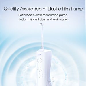 Oral irrigators Antibakteriyel 6 Modu Taşınabilir Akıllı Oral Irrigator 250ml Su Tankı Pulse Diş Derici Temizleyici Yanlış Beyaz Diş Jeti