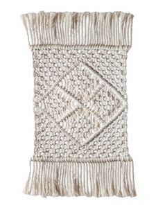 Mats Pads Natural Tassel Placemat Cotton Crochet Bohemian för El Restaurang Dekoration Stilig