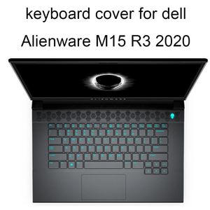 Coperture da tastiera M15 per Alienware M19 R3 R2 Gli Stati Uniti Inserire laptop Polvere Protettiva Coperchio Silicone Pelle Silicone Clear Low Prezzo