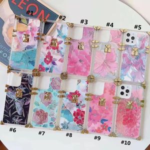 Square Beauty Phone Cases Plating Corner Cover For Iphone 13 12 mini 11 pro max XR X 8 7 6 Plus