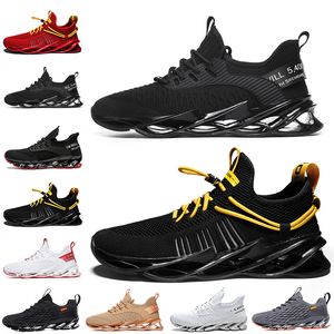 Discount Non-Brand men women running shoes Blade slip on triple black white all red gray orange Terracotta Warriors trainers outdoor sports sneakers