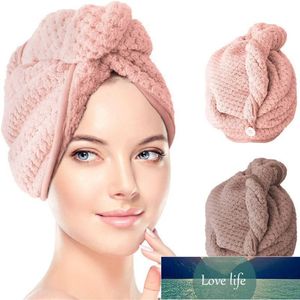 Prysznic Czapki Kobiety Natychmiastowe Suszenie Włosów Ręcznik Zagęszczona Coral Polece Cap Hat Turban Head Wrap Akcesoria do kąpieli Cena fabryczna Ekspert Jakość projektowania