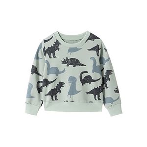Dzieci Sweter Jesień Z Długim Rękawem T-Shirt Chłopcy Dziewczyny Odzież Cartoon Printed Płaszcz Outwear Odzież 2-6y 210528