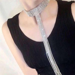 Pendant Necklaces Sales Rhinestone Necklace Crystal Gem Luxury Collar Chocolate Thick Female Jewelry Accessories Gifts