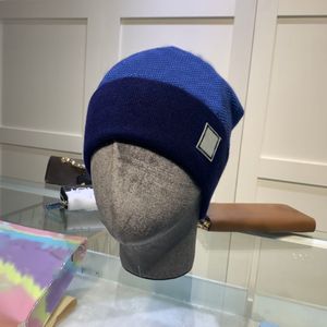 2023 Beanie/Skull Caps Designer Beanie Hat Fashion Letter Men's and Women's Casual Hats Fall och Winter Högkvalitativ ull stickad Cap Cashmere Hat 8 färger