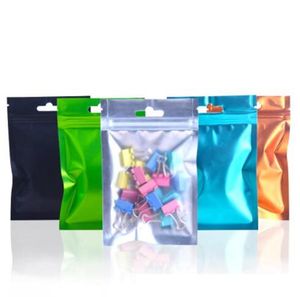 2021 8,5 * 13см Одна сторона Clear Color Colorformate Usealable Zip Mylar Bag Aluminium Aluminious Foil Bags Пахнуть Доступные пакеты Ювелирные Изделия сумка