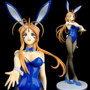 42cm 1/4 Skala Freeing B-Style Anime Oh Min Gudinna Belldandy Bunny Girl PVC Action Figure Toy Vuxen Samlingsmodell Docka Presenter H1105