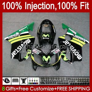 Injektionsformmissioner för Honda CBR600F4 CBR 600 F4 FS CC 600F4 NY MOVISTAR 99 00 Bodywork 54NO.64 CBR600 F4 CBR600FS 1999 2000 600CC 1999-2000 OEM Body Kit 100% Fit