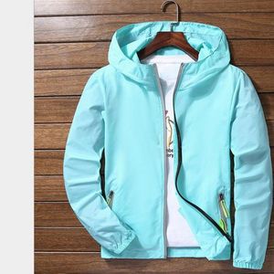 Damskie Kurtki Lato Ultra-Cienki Odbijający Mężczyźni Osłona przeciwsłoneczna Odzież Plus Size Skóra Kobieta Płaszcz Szybkoschnąca Kurtka Windbreaker 7XL